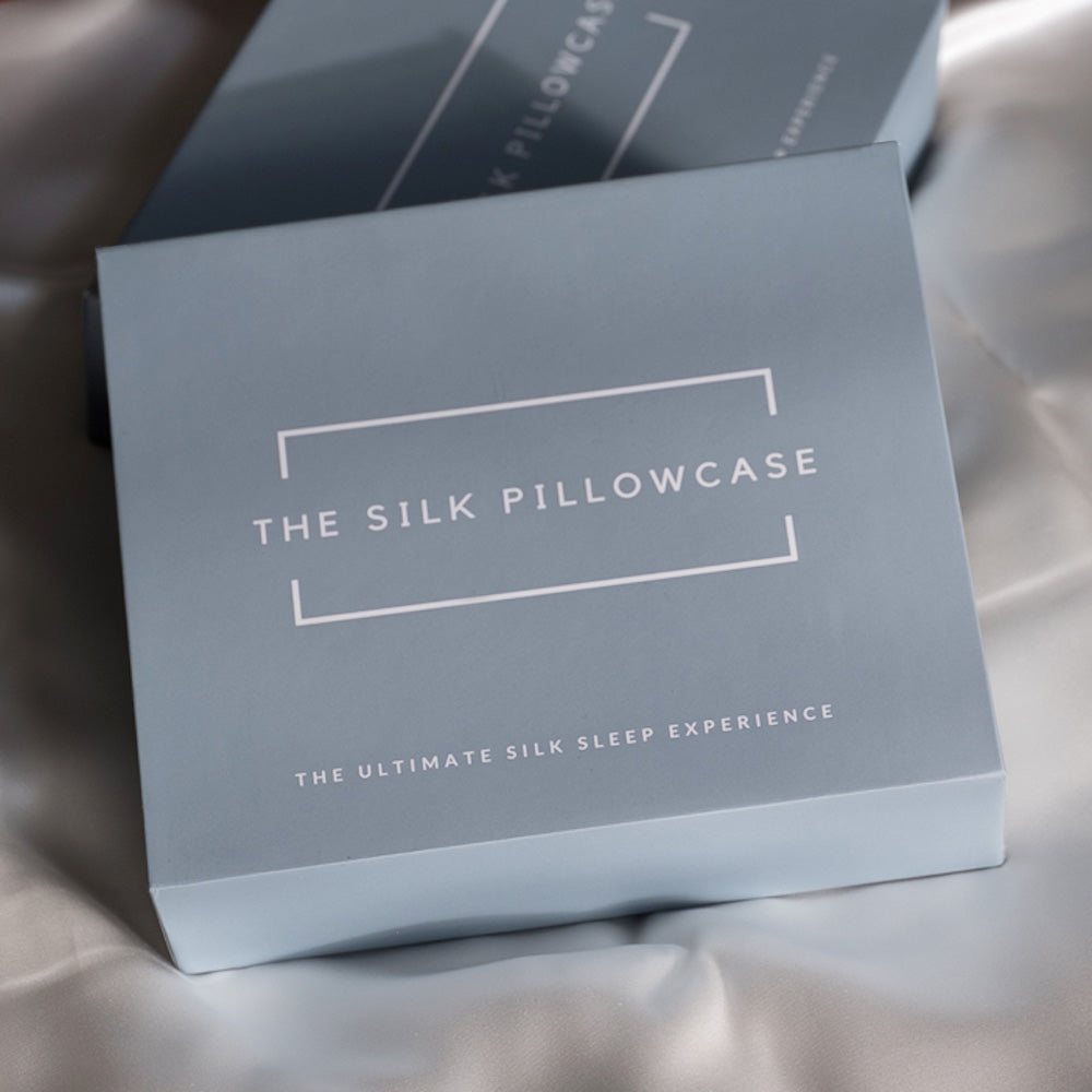 Silk pillowcase pair for better sleep, hair health and skin health